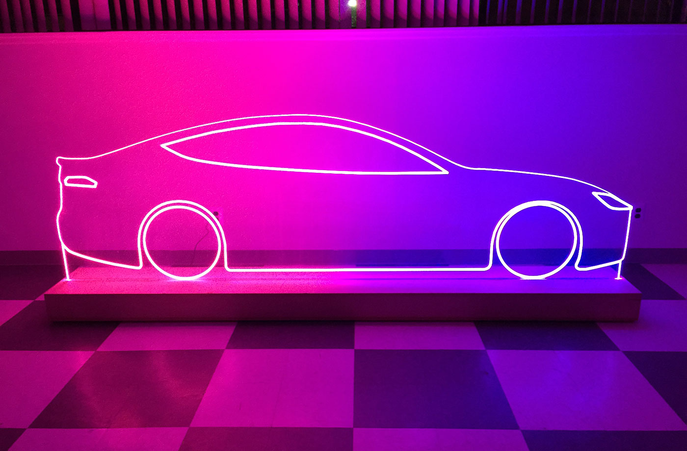 Lyft 10ft Neon Car